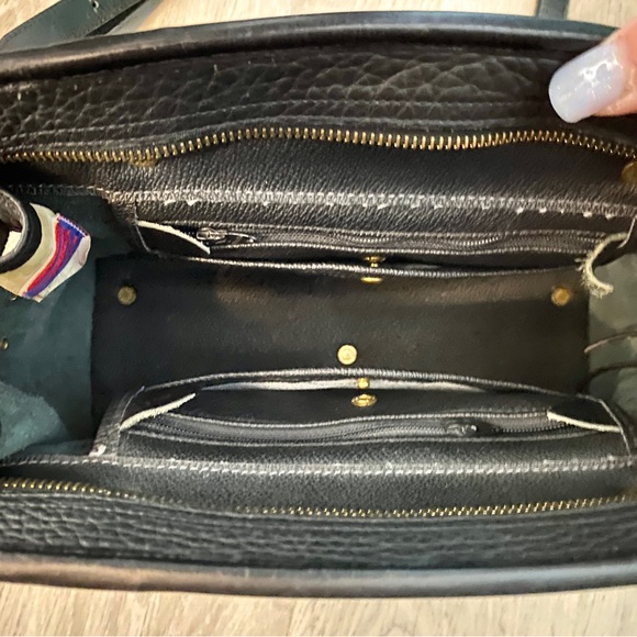 DESIGNED BY DOONEY AND BOURKE!!!! NWOT VINTAGE MADE IN THE USA NAVY BLUE PURSE - Picture 2 of 9